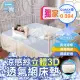 日本SANKi 涼感紗立體3D透氣網床墊雙人加大 (180*186)