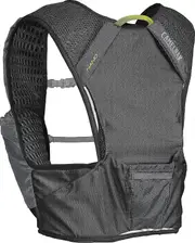Camelbak Nano 3L Unisex Running Vest w 2x500ml Quick Flasks, Black/Grey - Medium