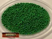 M10566-FS MOREZMORE 341LS METALLIC GREEN 1mm Microbeads Micro Beads