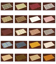 Ambesonne Place Mats Set of 4 Fabric Placemats for Dining Room Kitchen Table