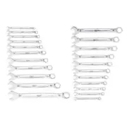 Milwaukee Combination Wrench Mechanics Tool Set SAE/Metric Hand Tool (11-Piece)