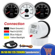 52MMDigital GPS Speedometer Gauge+Antenna 7 Color Backlight Universal For 12/24V