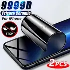 2x Ceramic Matte Privacy Screen Protector iPhone 16 15 14 13 12 11 Pro XR XS MAX
