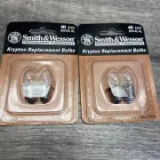 Smith and Wesson Replacement Flash Light Bulbs 4D SW145AL Lot of 2 Packs 4 Bulbs