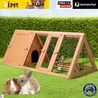 i.Pet Rabbit Hutch Chicken Coop Run Wooden Cage Pen Guinea Pig House Outdoor