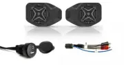 SSV Works Overhead 6.5" Speaker Adapters With RCA Harness And AUX/USB Add-On