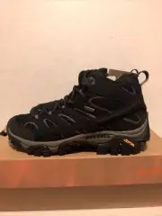 Merrell Women's Moab 2 Mid Gtx Hiking Boot, Black, Size 8M J06064 NEW W/ Box