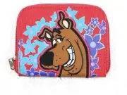 Scooby Doo Red Two-Fold Wallet with Zipper Coin Purse