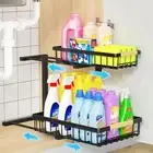 Under Sink Organizer and Storage, 2-Tier Pull Out Cabinet Organizers Shelf,