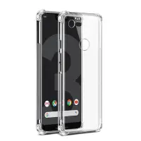 在飛比找Yahoo奇摩購物中心優惠-Google Pixel3XL 透明四角防摔手機保護殼 Pi