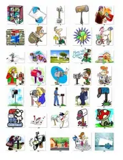30 Personalized Address Label Mailboxes Postman (M2B)