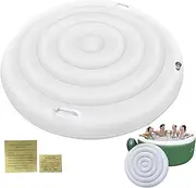 Inflatable Hot Tub Cover | Inflatable Hot Tub Cover with Handle,Insulated Thermal Spa Maintenance Accessories for Outdoor Snow Debris Rain Dirt