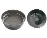 Gold Prospecting Gold Panning Sieve 2pc Set 32cm + Black 25cm Mini Pan