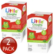 2 x Little Coughs & Chesty Congestion Soothing Relief Cough Liquid Syrup 100mL