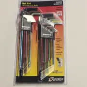BONDHUS 13PC INCH 9PC METRIC BALL END HEX KEY 69600 BLX22XLCG