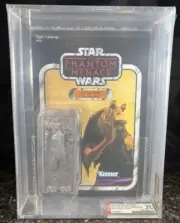 STAR WARS JAR JAR BINKS IN CARBONITE SDCC EXCLUSIVE AFA 90 VINTAGE COLLECTION
