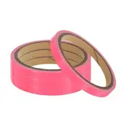 4Rolls 0.3inch x 9.8feet Glow in the Dark Tape PET Fluorescent Tape, Pink
