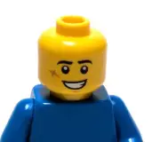 Lego - Minifigure Head - Dual Sided - Scar, Smile, Teeth