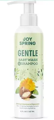 Joy Spring Gentle Natural Baby Wash & Shampoo Calming Calendula & Chamomile