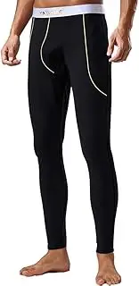 [JINSHI] Men’s Long Johns Thermal Underwear - Base Layer with Hammock Support, Warm and Comfortable Bottoms for Cold Weather
