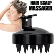 Silicone Hair Scalp Massager Shampoo Brush Shower Comb Exfoliate Dandruff Comb
