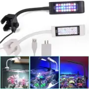 Aquarium LED Light Clip on Fish Tank Small Fish Light for Tanks Without Border