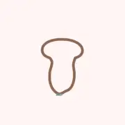 (Set of 3 Sizes) King Oyster Mushroom Polymer Clay Cutter (style 5)