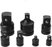 TopHomer 3/4" to 1", 1/2" to 3/4"Socket Head, Ratchet Socket Adapter Reducer Converter, Pneumatic Sleeve Adapter (3/4 to 1/2)