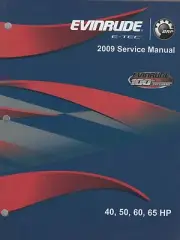 2009 EVINRUDE E-TEC OUTBOARD 40, 50, 60, 65 HP SERVICE MANUAL P/N 5007805 (766)