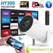 5G WiFi Bluetooth 4K Projector Smart HD LED HDMI USB Android Office Home Theater