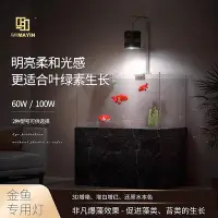 在飛比找Yahoo!奇摩拍賣優惠-增艷燈 馬印筒燈神燈金魚燈蘭壽專用LED全光譜筒燈原生爆藻魚