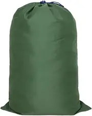 [AIMALL] Large Canvas Drawstring Bag, Multi-Purpose Storage Pouch, Army Green, Dirt-Proof, Available in Two Sizes: 29.1x47.2 Inches or 18.9x31.5 Inches