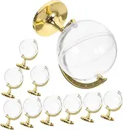 LAPYAPPE Pack Plastic Candy Boxes Macaroon Cups Globe Design Favor Boxes for Wedding