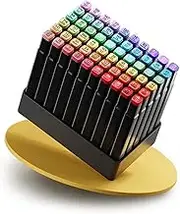 120/168/262 color Dual Tip art marker set, alcohol based, with Fine & Broad tip, suitable for sketching, drawing, coloring, for kids, adults, students or office, Artist or just enthusiast (262)
