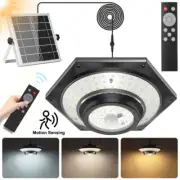 228LED Solar PIR Motion Sensor Wall Light Security Light Outdoor Garage Lamp