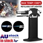 Refillable Butane Gas Blow Torch Jet Lighter Soldering Gun Adjustable Flame AU