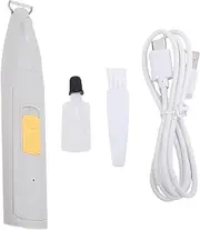 Saffory Dog Paws Trimmer, LED Light Low Noise Incisive Blades Multifunctional Pet Paws Trimmer, Suitable for Small Dogs Cats