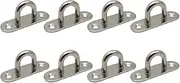 Strong Bearing Capacity Pad Eye Plate Rust Free And Long Lasting Sturdy And Durable Stainless Steel Oblong Pad Eye Plate