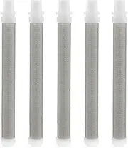 5PCS 60 Mesh Airless Spray Gun Filter, Filter for Airless Paint Spray Gun for Wagner, Mesh Airless Spray Tool Filter Stainless Steel, Replacement Push-In Paint Sprayers Gun Filter