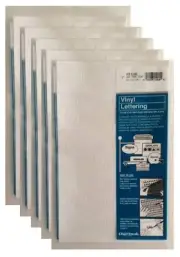 Chartpak 1-inch White Stick-on Vinyl Numbers (01136), 5 PACKS