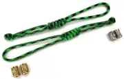 Paracord Lanyard/Keychain 550 (Zombie) Nordic Runes - 3 Variations (2 Pack)