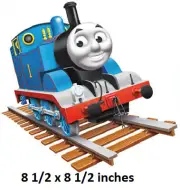 Thomas the Tank Engine Wall Decal Blue No. 1 & Friends Train Sticker Peel Stick