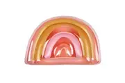 Sunnylife 160cm Inflatable Float Away Lie-On Rainbow Pool Floatie 6+ Peachy Pink