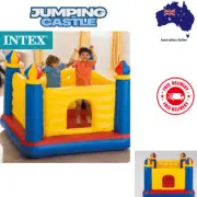 Intex Inflatable Colorfult Jump-O-Lene Castle Bounce House, for 2 Kids Ages 3-6