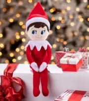 Elf on the Shelf Plushee Pal Snuggler Boy Blue Eyes NEW With Tags