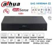 Dahua NVR5464-EI WizSense AI 32MP 64CH 4SATA 2HDMI/2VGA/eSATA 1 NVR POE