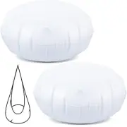 2 Pcs Kids Swing Hammock Pod Chair Replacement Inflatable Cushion 27.5 in