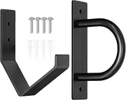 Battle Rope | Heavy Duty Wall Mount Bracket | Steel Suspension Strap Holder for Strength Training, Yoga Rings, Gymnastics & Hammock Systems10.63x8.27x2.76 inches