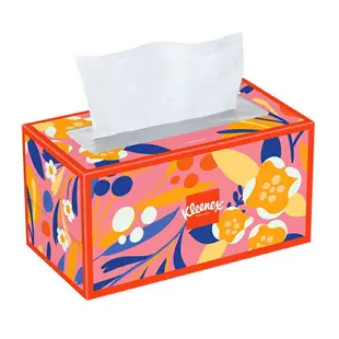 【Kleenex】美國頂級柔嫩盒裝面紙 230抽(花色隨機出貨)