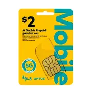 Optus $2 Prepaid Mobile Phone SIM